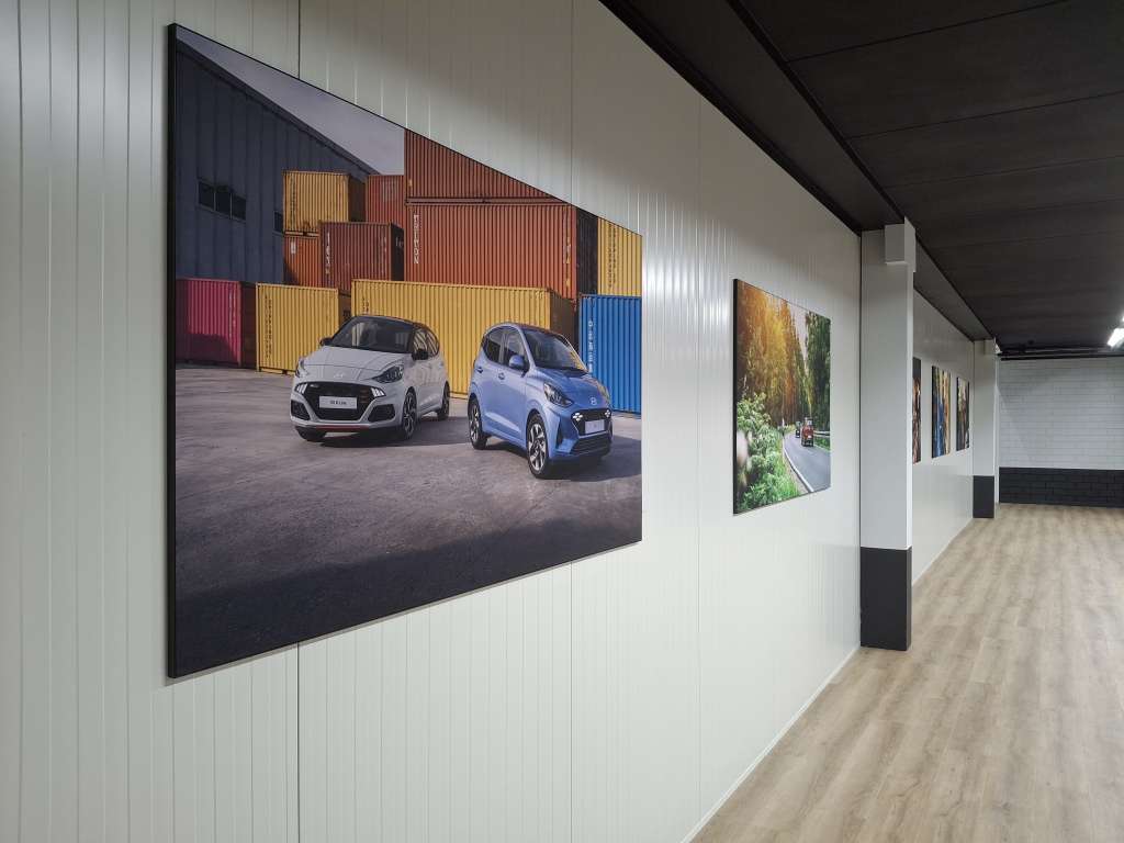 Interieurreclame, indoor branding, indoor reclame, binnenreclame, textielframes, 3d letters, logo