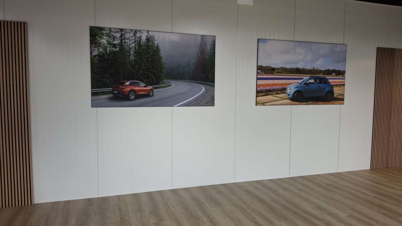 Interieurreclame, indoor branding, indoor reclame, binnenreclame, textielframes, 3d letters, logo