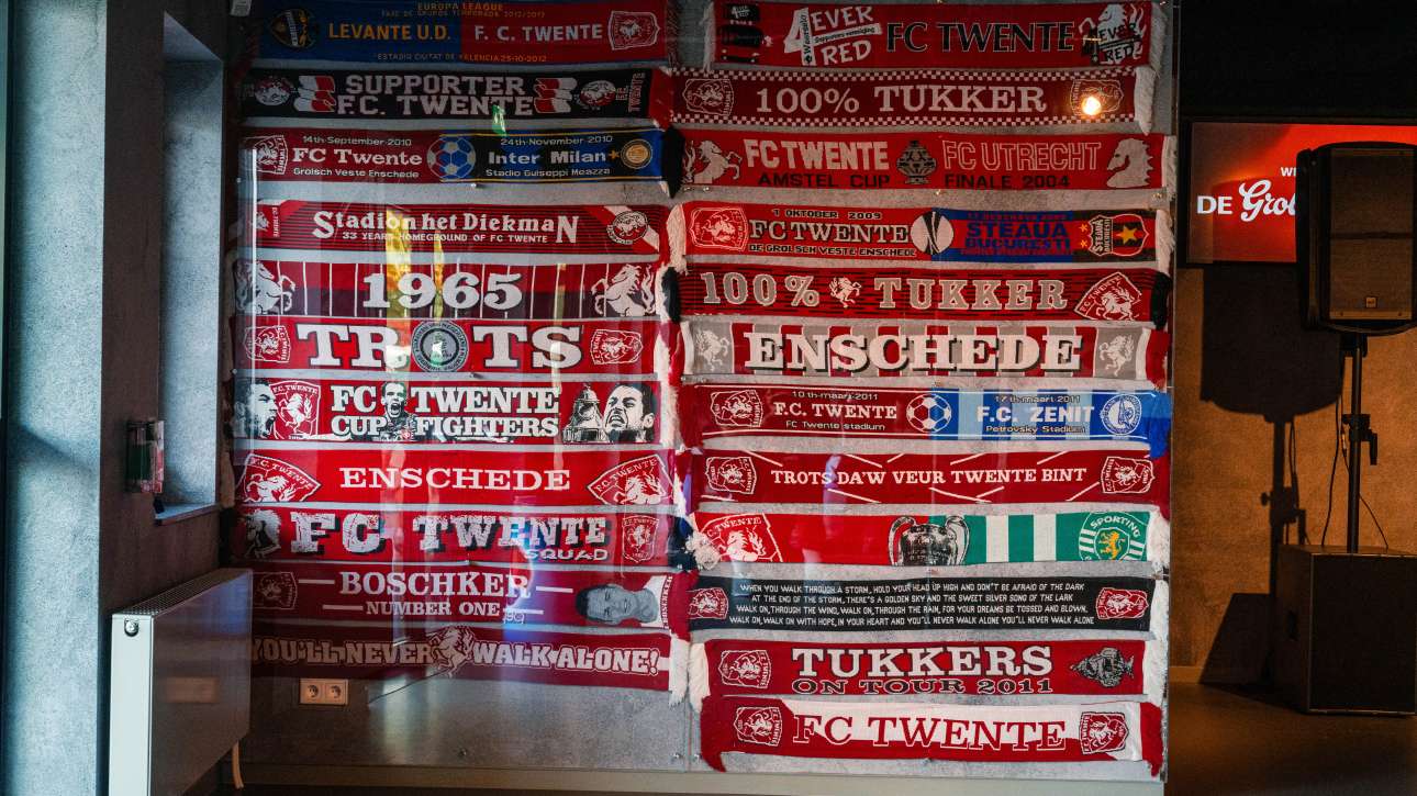 Airtex, geprint, behang, printerieur, twente, FC Twente, Enschede, kantine, signing