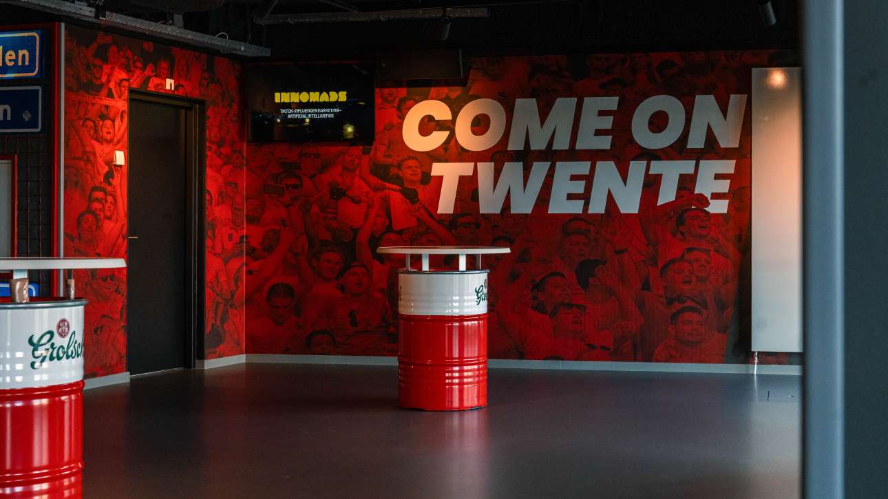 Airtex, geprint, behang, printerieur, twente, FC Twente, Enschede, kantine, signing