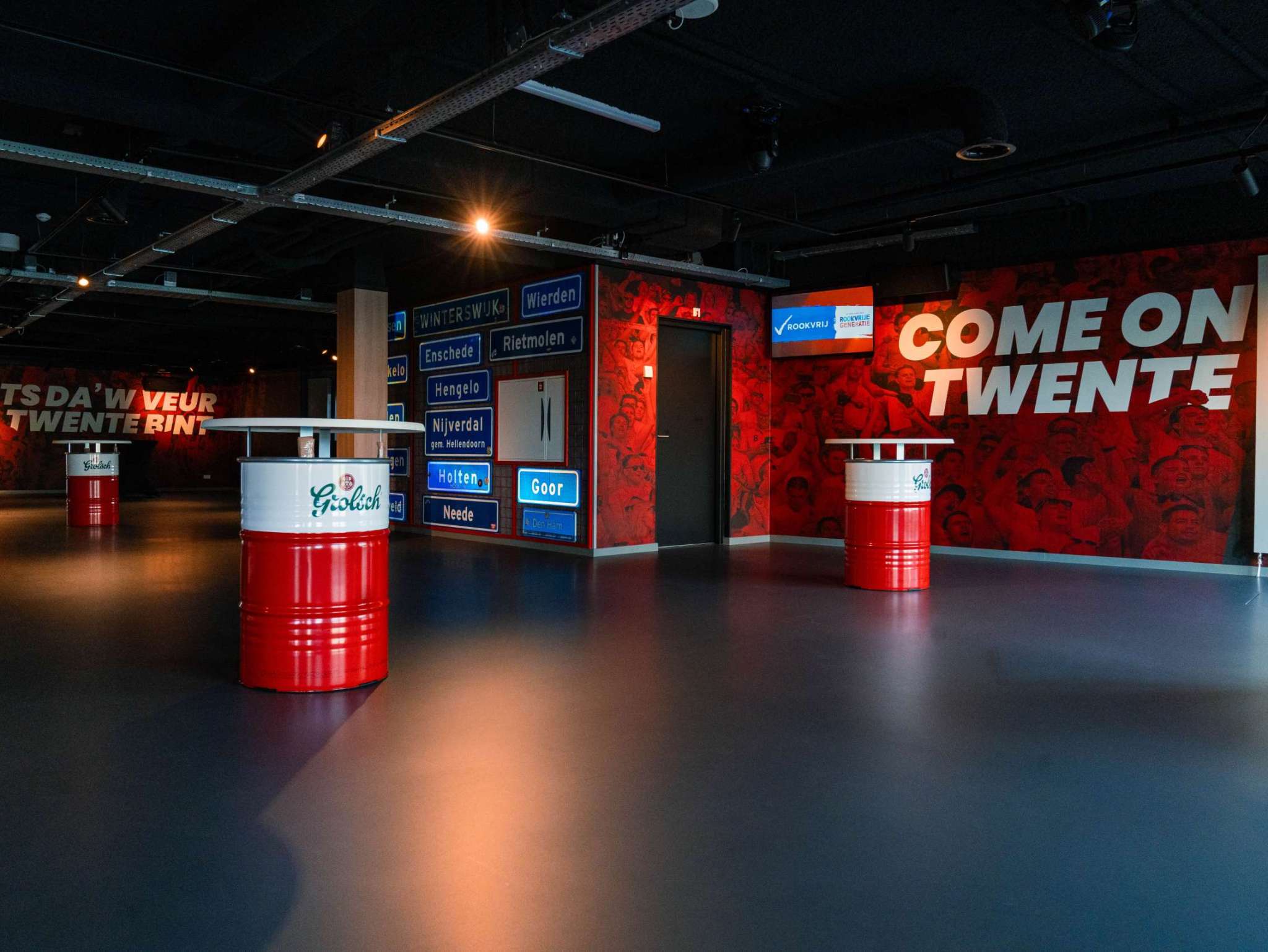 Airtex, geprint, behang, printerieur, twente, FC Twente, Enschede, kantine, signing